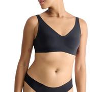 Sloggi Zero Feel 2.0 Soft Bra, Sostén Mujer, Negro, S-M