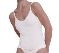 sloggi Zero Feel 2.0 Spaghetti Top, Shirts para Mujer, Silk White, L