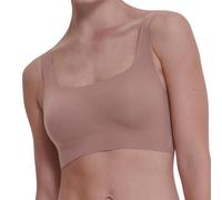 Sloggi Top sujetador Zero Feel 2.0, escote redondeado, Cacao, Talla S para mujer