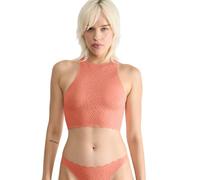 Sloggi Zero Feel Bliss Crop Top Undershirt para Mujer, Lovely Apricot, M