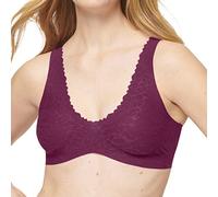 sloggi Zero Feel Lace 2.0 Bralette, Sujetador, Mujer, Violeta (Wine), M
