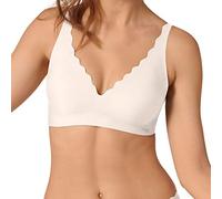 sloggi ZERO Feel Wavy Bralette, Sujetador sin Aros, Mujer, Creme (Angora), XS