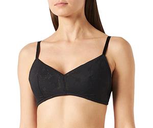 Sloggi Zero Lace 2.0 Bralette, Sujetador para Mujer, Negro (Black), S