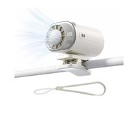 sloiaz 2026 Car Clip-On Air Conditioner Fan with LED Display, 360° Rotation & 199 Speeds, USB Personal Cooling Fan, Wide Clamp for Car, Office, Beach, Truck(White)