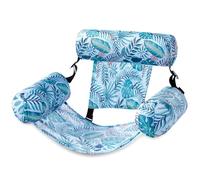 Sloosh Silla flotante inflable de la piscina para el adulto, sala flotante del agua para el aire libre, playa, piscina, lago