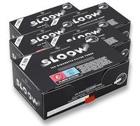 SLOOW - Lote de 5 cajas de 100 tubos con filtros, 500 tubos para cigarrillos, fabricación europea, compatible con todas las máquinas, D_40682019