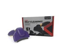 Sloppup - Peine para la reducción de vello parecido al Furminator para perros y gatos(Rojo,Mediano)