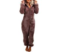 SLOPSS Damas Pajamas, Pajamas Camisco de Invierno para Mujeres Munas largas más túnicas de Pijamas con Capucha Gruesas con Capucha