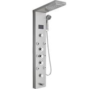 SLOPSS Juegos de Ducha para el baño LED Light Sawer Dawer Rain Visualización Digital de Grifo de Ducha SPA Massage Jet Baither Columna Torre Torre Torre de Nickle 8009