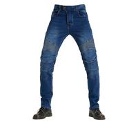SLOPSS Men's Motorcycle Trousers, Motorbike Jeans Protective Clothing Mens Sporty Riding Pants with 4 Removable Armour