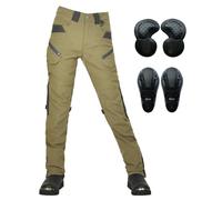 SLOPSS Womens Motorcycle Pants, Water Repellent Windproof Armoured Riding Motocross Racing Trousers, Breathable Biker Pants, with 4 Detachable Protectors