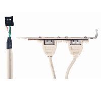 SLOT BRACKET GEMBIRD 2x USB