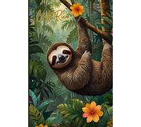 Sloth Adventures in Costa Rica - A Travel Journal to Record Your Adventures | Cute Souvenir Gift for Travelers & Nature Lovers | 120 Wide-Ruled Pages, Paperback