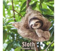 Sloth Calendar 2026: 14-Month Organizer from Nov 2025 to Dec 2026 | Perfect for Home, Office, School & Family Scheduling, For Men , Women , Girls , Boys