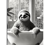 Sloth Composition Notebook | 120 Pages College Ruled, 7.5” x 9.25” | Cute Matte Journal for School, Writing, Drawing, Students & Animal Lovers