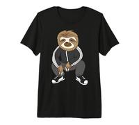 Sloth Doing A Slav Squat In His Tracksuit Camiseta Premium
