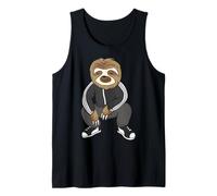 Sloth Doing A Slav Squat In His Tracksuit Camiseta sin Mangas