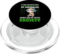 Sloth Gamer Videojuegos PopSockets PopGrip para MagSafe