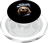 Sloth Heavy Metal 80s Rock Music Metalhead Guitarra eléctrica PopSockets PopGrip para MagSafe