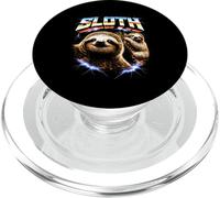 Sloth Heavy Metal 80s Rock Music Metalhead Guitarra eléctrica PopSockets PopGrip para MagSafe