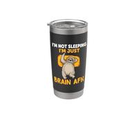 Sloth I'm Not Sleeping I'm Just Brain AFK Funny Sloths Vaso térmico de acero inoxidable de doble pared
