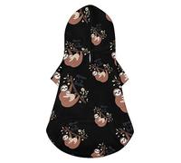 Sloth Mama is My Bestie Dog Sudadera con Capucha Ropa de Lujo para Perros Chaqueta de Invierno para Perros Ropa para Mascotas Sudadera con Capucha Bulldog francés Teddy Pug Cachorro Ropa M