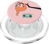 Sloth Music Slow Jams Lindo Perezosos Meme PopSockets PopGrip para MagSafe