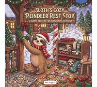 Sloth’s Cozy Reindeer Rest Stop: A Cozy Christmas Coloring Book of Warm Blankets, Reindeer Care, Sweet Treats, and Snowy Cabin Cheer