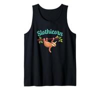 Slothicorn, Parte Perezoso, Parte Unicornio una Criatura mágica RARA Camiseta sin Mangas