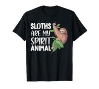 Sloths Are My Spirit Animal Funny Sloth Lovers Camiseta gráfica económica