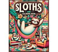 SLOTHS MINI Coloring book: Vintage Escapade: Indulge in Retro Reverie with Our Mini Sloths Adventure, a Whimsical Retreat into the Past for Slothful Relaxation and Nostalgic Joy