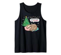 Sloths Official Sleep Pajamas Nightgown SleepySloths Camiseta sin Mangas