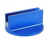 Slotted Jacking Puck - Pinch Weld Support Block for Hoisting | Solid Billet Metal Plus Recessed Neodymium & Hexagonal Anti-Slip Base for SUV, Truck, Crossover and Automotive Workshop