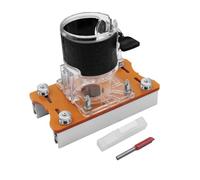 Slotting Bracket - 2 In 1 Slotted Bracket, 2 In 1 Stable Build Slotting Brackets Easy To Use For Furniture, Trimming Machine Router Base Wood Milling Woodworking Tool