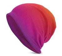 Slouchy Beanie Hat Skull Cap Rainbow Baggy Warm Mujeres Long Hip-Hop Stretch