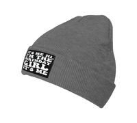 Slouchy Gorro Beanie Hola Soy yo, Soy el cumpleañero, Soy yo. Gorros de Punto Moda Beanie Sombrero Tejido para Hombre Corriendo Adulto
