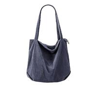 Slouchy Tote Purses, Ladies Bags, Casual Large Capacity Shopping Handbag, Simple Retro Fashion Shoulder Bag(Grey)