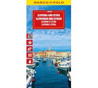Slovenia and Istria Marco Polo Map: Straßenkarte und Autokarte mit sehenswerten Strecken, Highlights und digitaler Erweiterung: wegenkaart 1:250.000 (Marco Polo Wegenkaart)