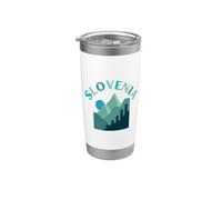 Slovenian Julian Alps Triglav - Tops, Tees Gear, Accesorios Vaso térmico de acero inoxidable de doble pared