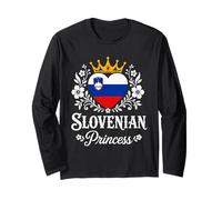 Slovenian Princess Slovenia Flag Proud Slovenian Girl Manga Larga
