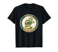 Slow A.F. AF Running Club Turtle Runner Retro Funny Running Camiseta