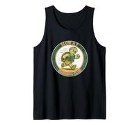 Slow A.F. AF Running Club Turtle Runner Retro Funny Running Camiseta sin Mangas
