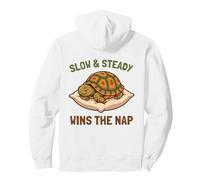 Slow and Steady GANA la Siesta Divertida Caja para Dormir Turtle Lazy Sudadera con Capucha