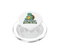 Slow and Steady GANA la Siesta Divertida Tortuga PopSockets PopGrip para MagSafe