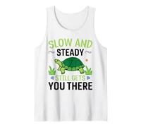 Slow and Steady Still Gets You There | Tortuga Camiseta sin Mangas