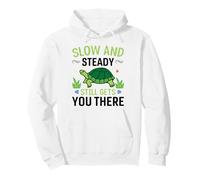 Slow and Steady Still Gets You There | Tortuga Sudadera con Capucha
