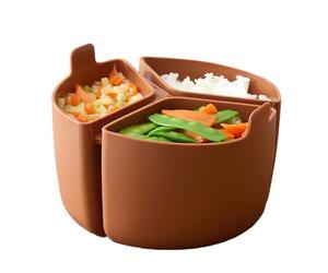 Slow Cooker Liner - Slow Pot Divider, pot divider slows cooker, 3-compartment Slows Cookers Liner, Heat-Resistant Foldable Silicone Pots Dividers, Cooking Kitchen Gadgets for Camping Meals