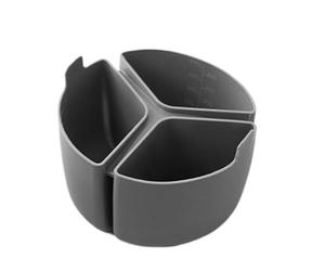 Slow Cooker Liner - Slow Pot Divider, pot divider slows cooker, 3-compartment Slows Cookers Liner, Heat-Resistant Foldable Silicone Pots Dividers, Cooking Kitchen Gadgets for Camping Meals