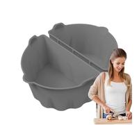 Slow Cooker Liners, 1 par silicona Slow Cooker Liner Reusable Divider, Gathering Kitchen 6-8 Qt Cookware Dishwasher Safe for Potato, Shrimp, Fish, Multi-Dish Cooking Solution