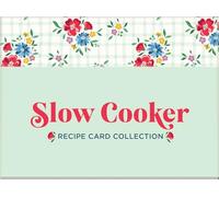 Slow Cooker Recipe Card Collection Tin 72 Recipe Cards + 28 Blank Recipe Cards to Write Your Own Recipes + 5 Tabbed Section